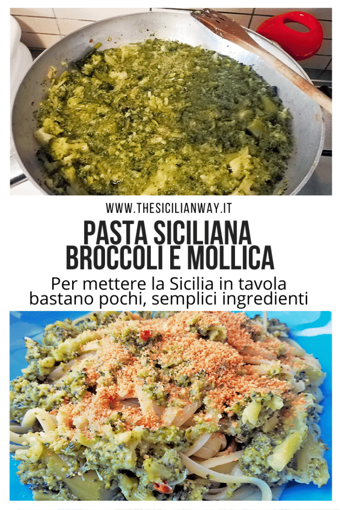 Ricetta: Pasta siciliana con broccoli e mollica (pangrattato)